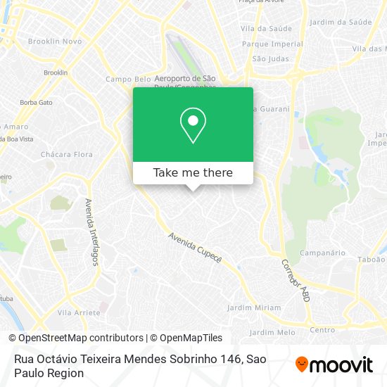 Mapa Rua Octávio Teixeira Mendes Sobrinho 146