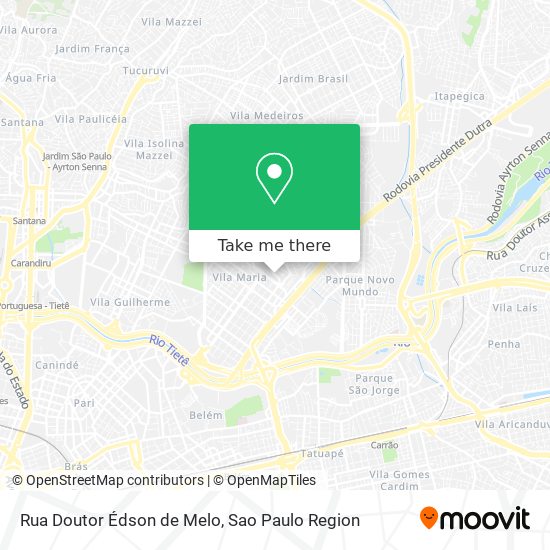 Mapa Rua Doutor Édson de Melo