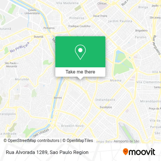 Rua Alvorada 1289 map