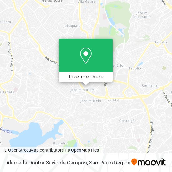 Alameda Doutor Sílvio de Campos map