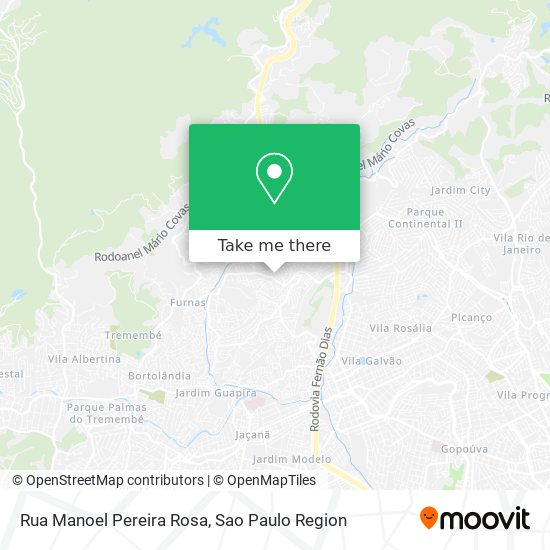Rua Manoel Pereira Rosa map