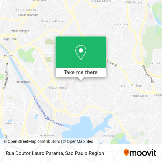 Rua Doutor Lauro Parente map
