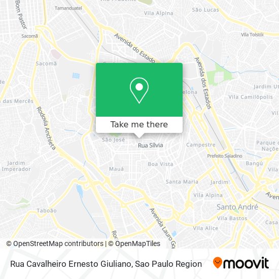 Rua Cavalheiro Ernesto Giuliano map