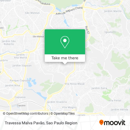 Travessa Malva Pavão map