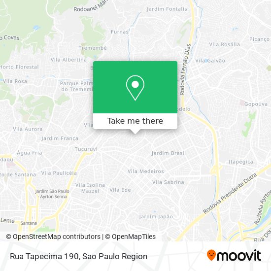 Rua Tapecima 190 map