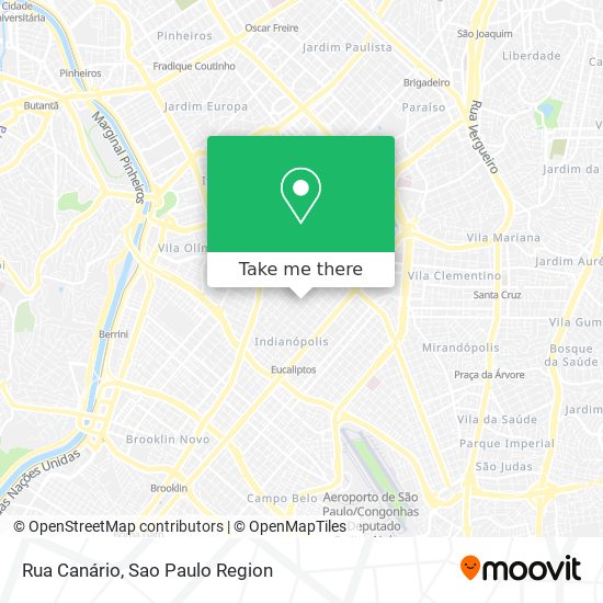 Rua Canário map