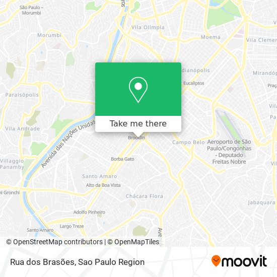 Rua dos Brasões map