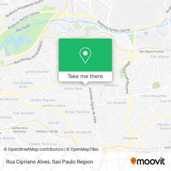 Rua Cipriano Alves map