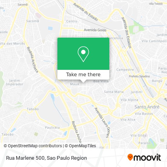 Rua Marlene 500 map