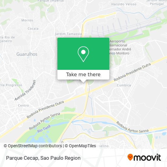 Parque Cecap map