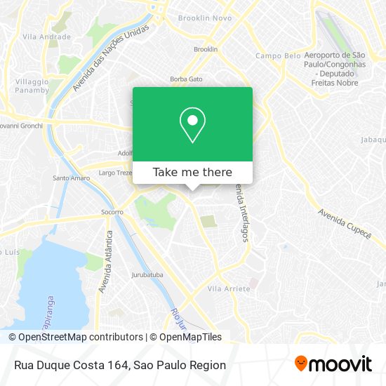 Mapa Rua Duque Costa 164