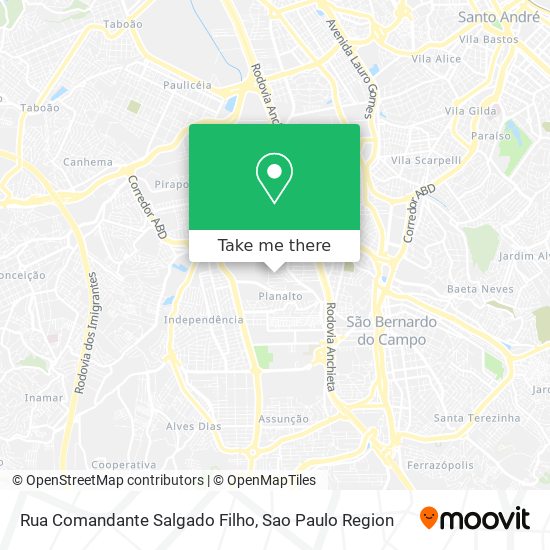Rua Comandante Salgado Filho map