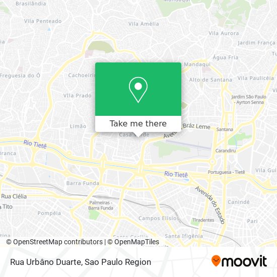 Mapa Rua Urbâno Duarte
