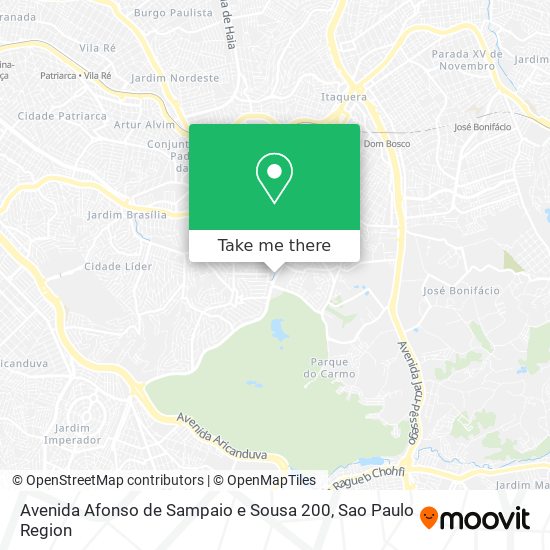 Avenida Afonso de Sampaio e Sousa 200 map