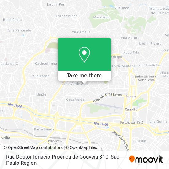 Mapa Rua Doutor Ignácio Proença de Gouveia 310