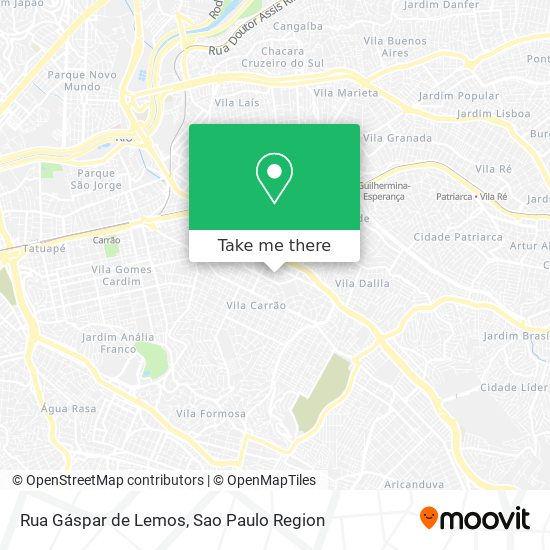 Rua Gáspar de Lemos map