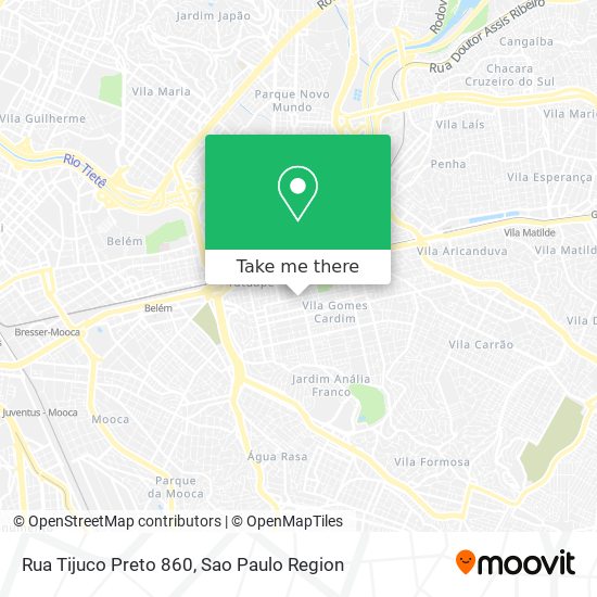 Rua Tijuco Preto 860 map