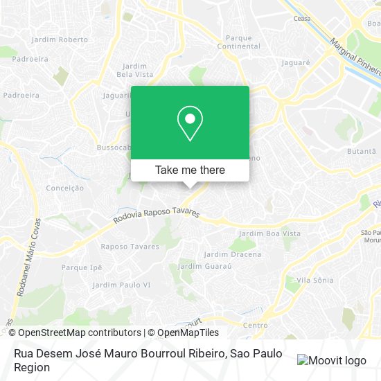 Rua Desem José Mauro Bourroul Ribeiro map