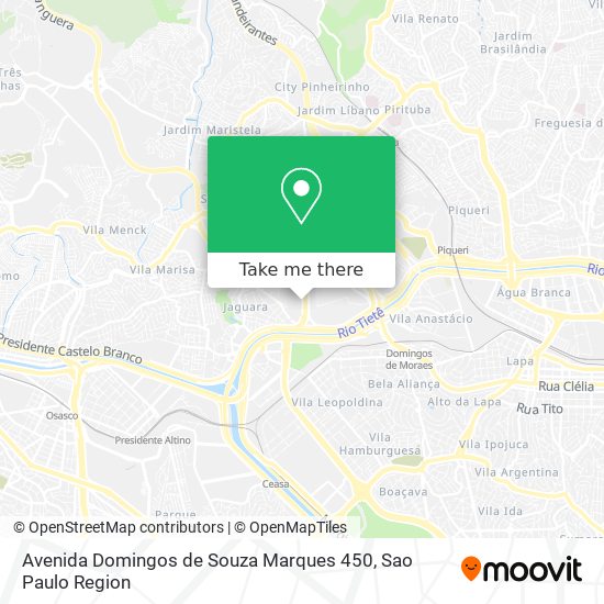 Avenida Domingos de Souza Marques 450 map