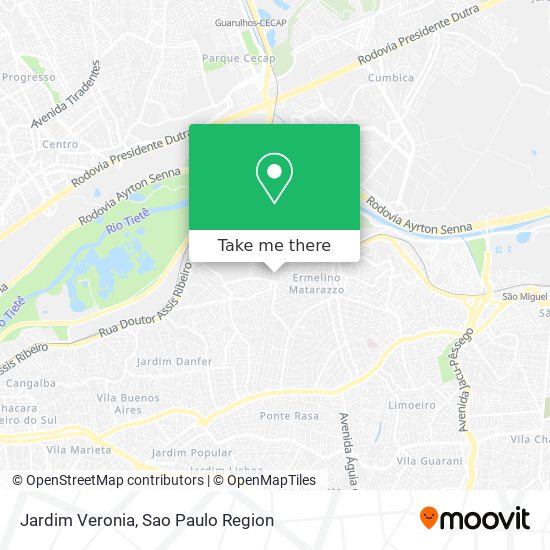 Jardim Veronia map