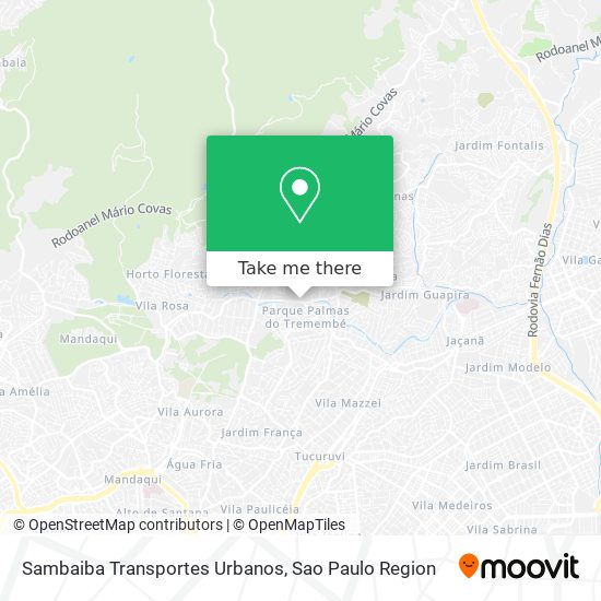 Sambaiba Transportes Urbanos map