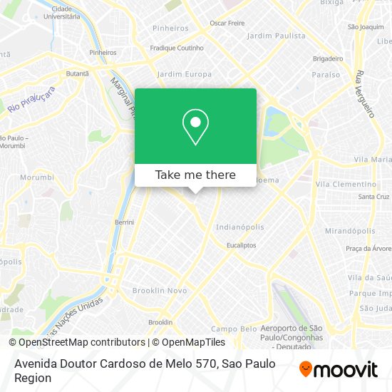 Avenida Doutor Cardoso de Melo 570 map
