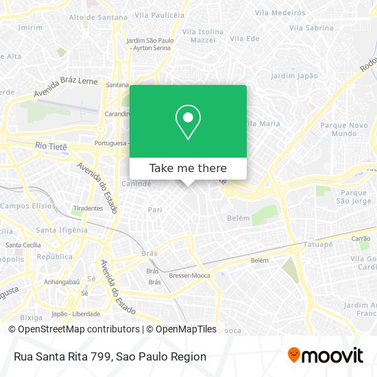 Rua Santa Rita 799 map