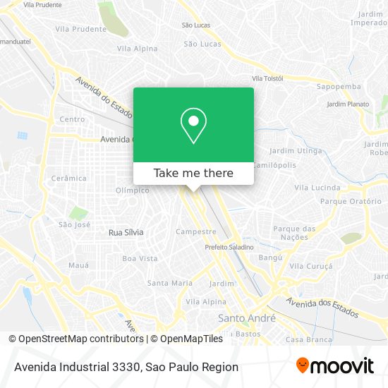 Mapa Avenida Industrial 3330