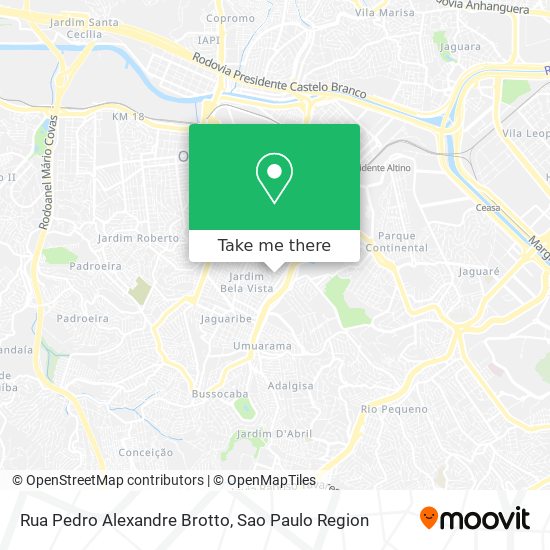 Rua Pedro Alexandre Brotto map
