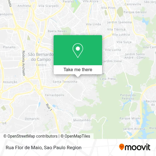 Rua Flor de Maio map