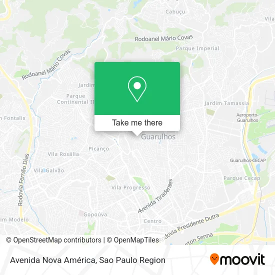 Avenida Nova América map