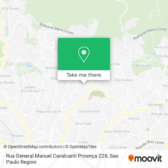 Rua General Manuel Cavalcanti Proença 228 map