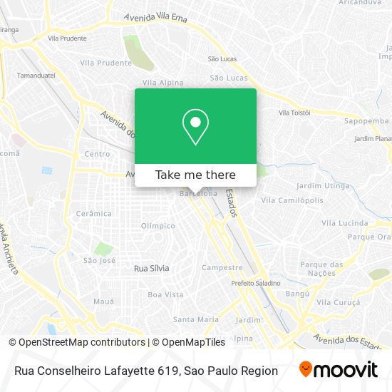 Rua Conselheiro Lafayette 619 map