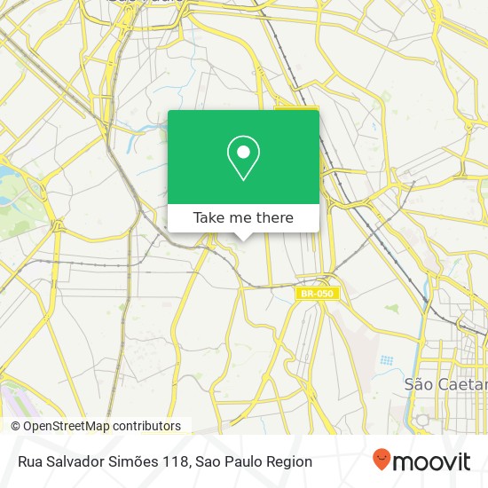 Mapa Rua Salvador Simões 118