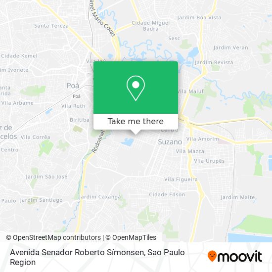 Avenida Senador Roberto Símonsen map