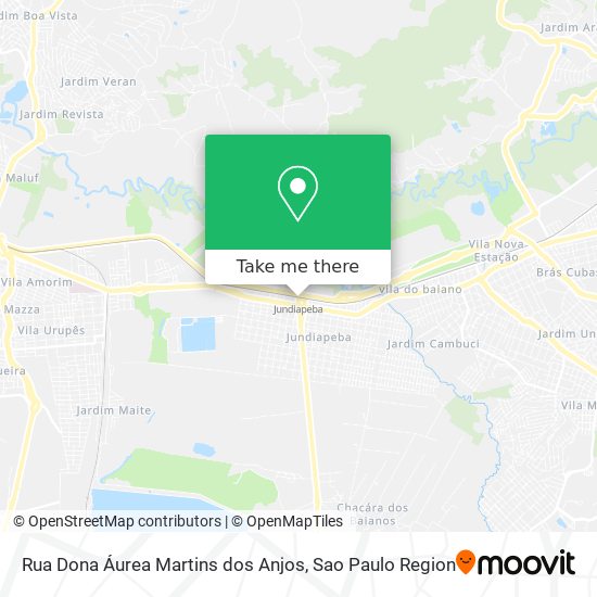 Rua Dona Áurea Martins dos Anjos map