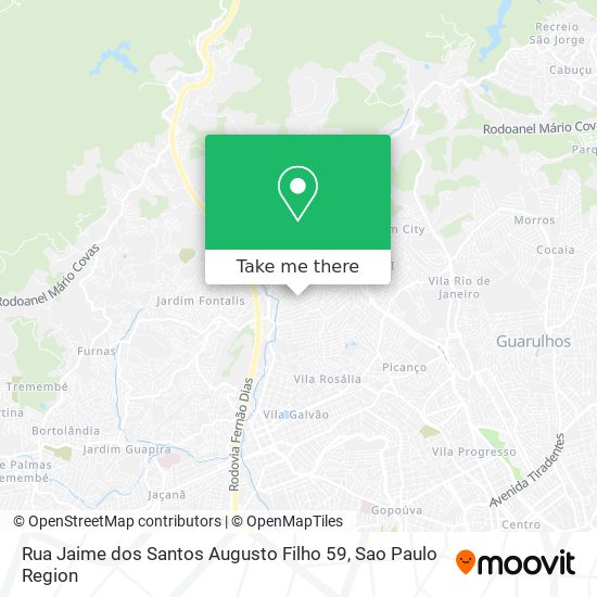 Rua Jaime dos Santos Augusto Filho 59 map