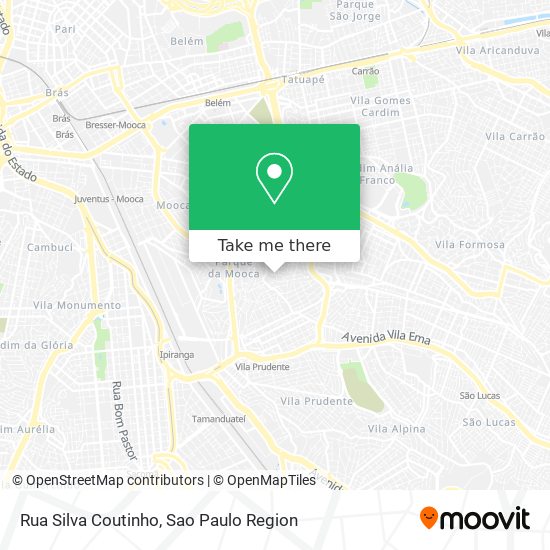 Mapa Rua Silva Coutinho