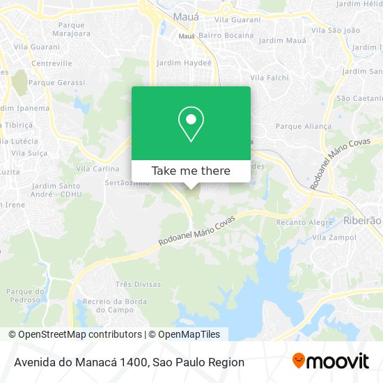 Avenida do Manacá 1400 map