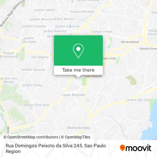Rua Domingos Peixoto da Silva 245 map