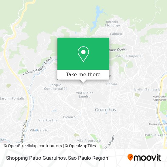 Mapa Shopping Pátio Guarulhos