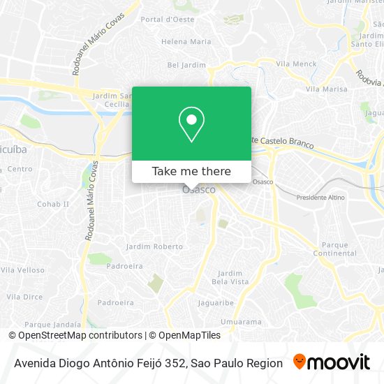 Avenida Diogo Antônio Feijó 352 map