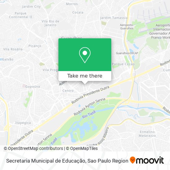 Secretaria Municipal de Educação map