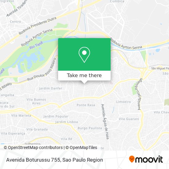 Avenida Boturussu 755 map