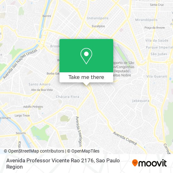 Avenida Professor Vicente Rao 2176 map