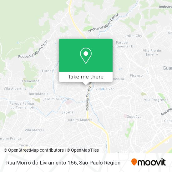 Rua Morro do Livramento 156 map