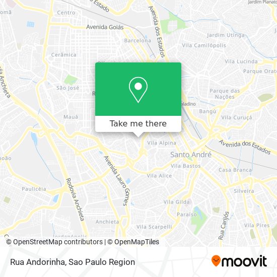 Rua Andorinha map