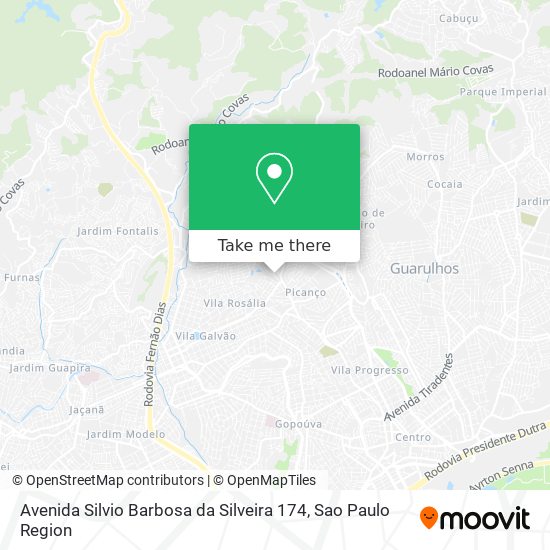 Avenida Silvio Barbosa da Silveira 174 map
