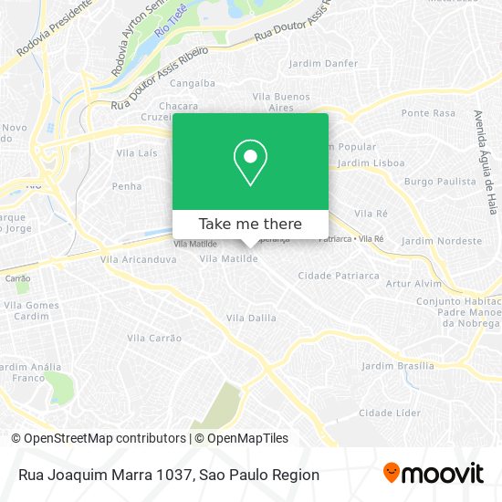 Rua Joaquim Marra 1037 map