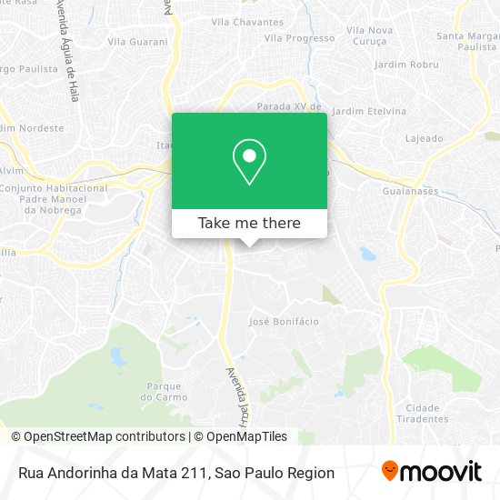 Rua Andorinha da Mata 211 map